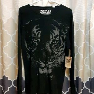 Threads 4 Thought tiger thermal shirt